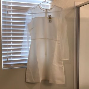 NWT White dress. Great for holidays.